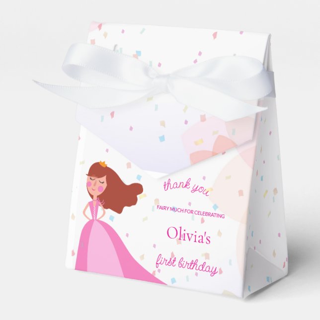 Ballotins Anniversaire d'une élégante princesse Disney (Verso)
