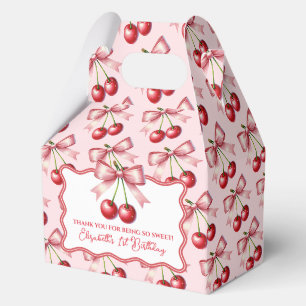 Ballotins Anniversaire Fille Rose Rouge Coquette Cerise Prem