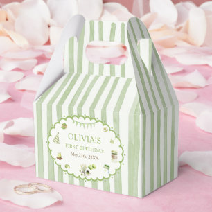 Ballotins Anniversaire Green Matcha Stripes