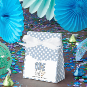 Ballotins Anniversaire Personnalisé Moderne Bleu Une Oie Idi