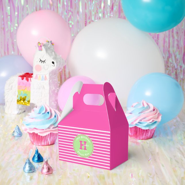 Ballotins Anniversaire Pink ⎮ Blanc Vert Ballotin (Fête)