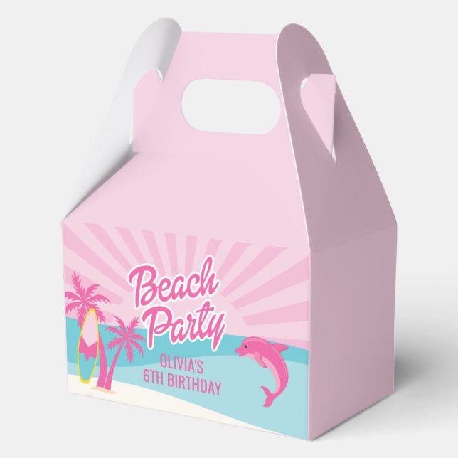 Ballotins Anniversaire Pink Malibu Beach (Recto)