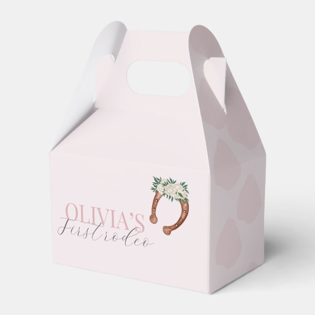 Ballotins Anniversaire rose western cogirl rodeo (Verso)