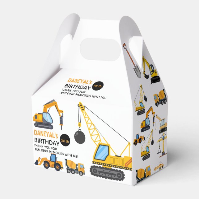 Ballotins Anniversaire Simple de Construction Moderne pour E (Verso)