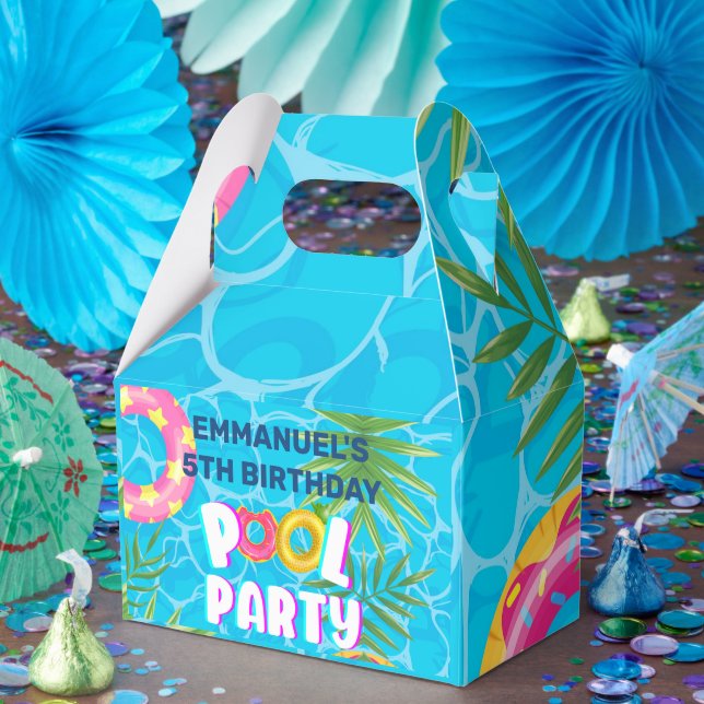 Ballotins Anniversaire Tropical Pool Party  (Fête)
