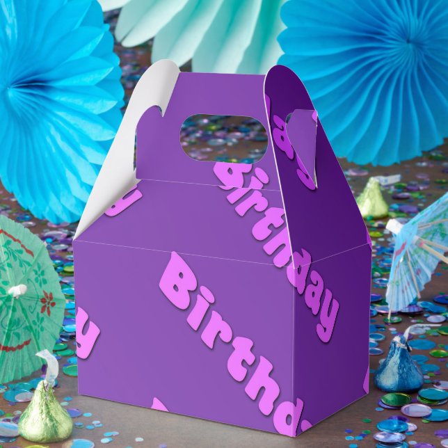 Ballotins Anniversaire (violet) (Fête)