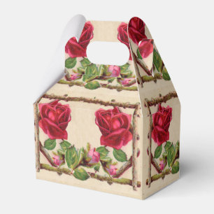 Ballotins Antique victorienne vintage ancienne rose rustique