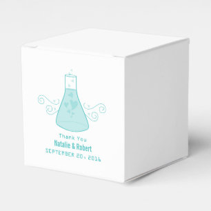 Ballotins Aqua Sweet Chimie Mariage Faveur Boîtes