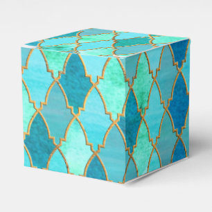 Ballotins Aqua Turquoise Mint Gold Oriental Marocain Carrela