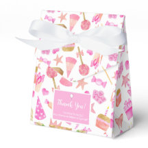 Aquarelle Anniversaire Motif rose Merci