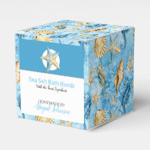 Aquarelle bleue Starfish Seahorse Shops Bombe