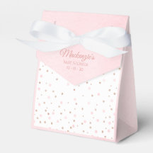 Aquarelle Blush rose et Rose Gold Polka Dot Baby
