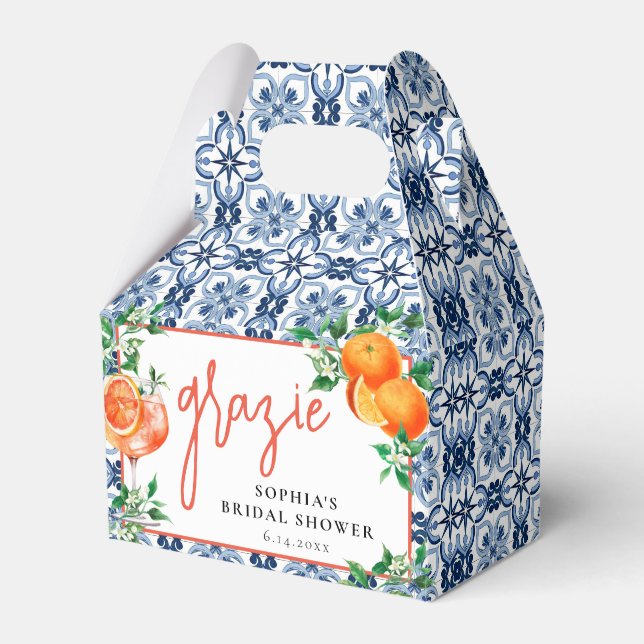 Ballotins Aquarelle C'est l'amour Spritz Positano Carreau Bl (Verso)