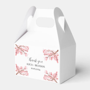 Ballotins Aquarelle couleur rose cerisier Mariage Sakura