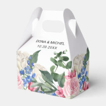 Aquarelle d'été Mariage floral sauvage