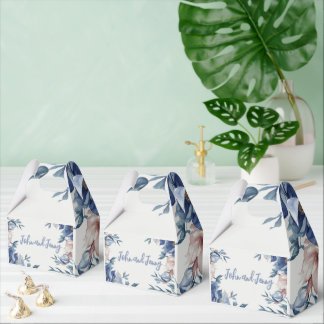 Ballotins Aquarelle douce Floral bleu