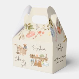 Ballotins Aquarelle Fleur sauvage Boho Nursery Baby shower