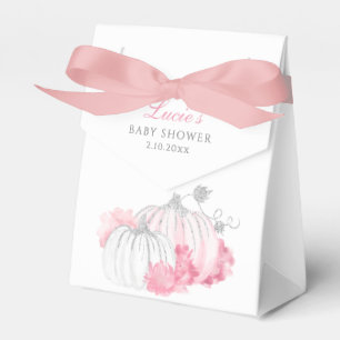 Ballotins Aquarelle Floral Petit Citrouille Baby shower d'au