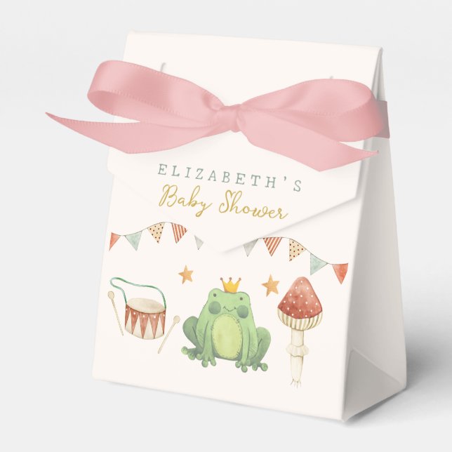 Ballotins Aquarelle Grenouille mignonne Jouets bébé Bonjour  (Verso)