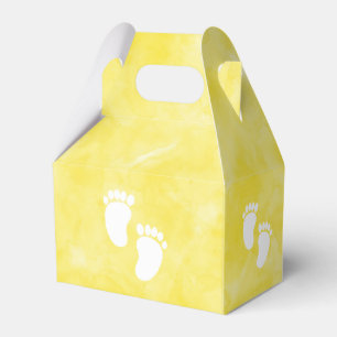 Ballotins Aquarelle jaune Baby shower personnalisé