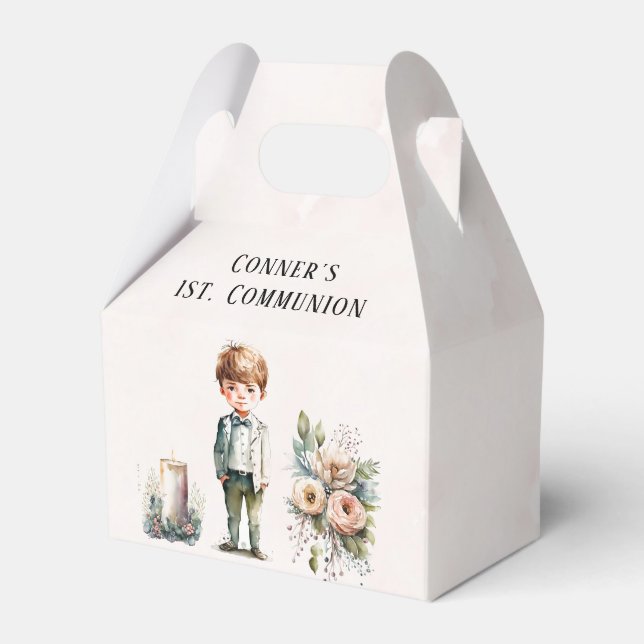 Ballotins Aquarelle Joli garçon 1er. Communion (Verso)