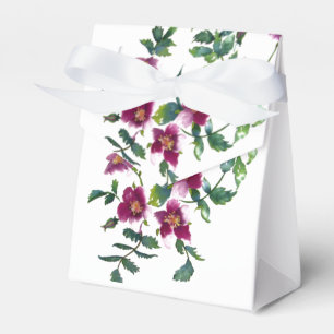 Ballotins Aquarelle magenta rose vintage roses