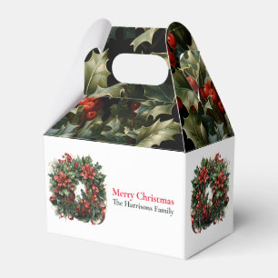 Ballotins Aquarelle moderne mignonne Noël Wreath Wreath Wrea