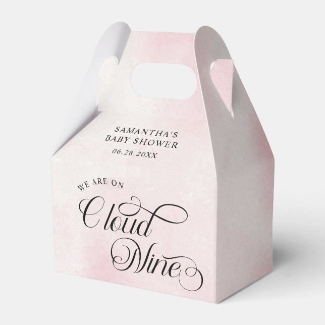 Ballotins Aquarelle moderne rose elle est sur Cloud Nine Bab (Verso)