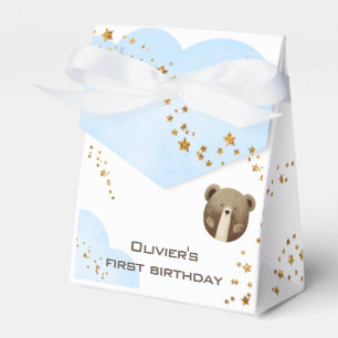 Ballotins Aquarelle notre petit ours un bébé anniversaire