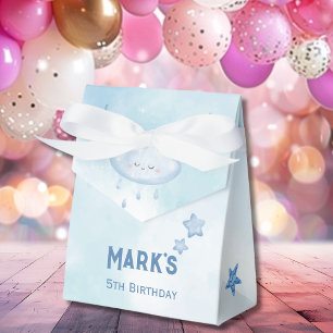 Ballotins aquarelle Ours en peluche bleu enfants