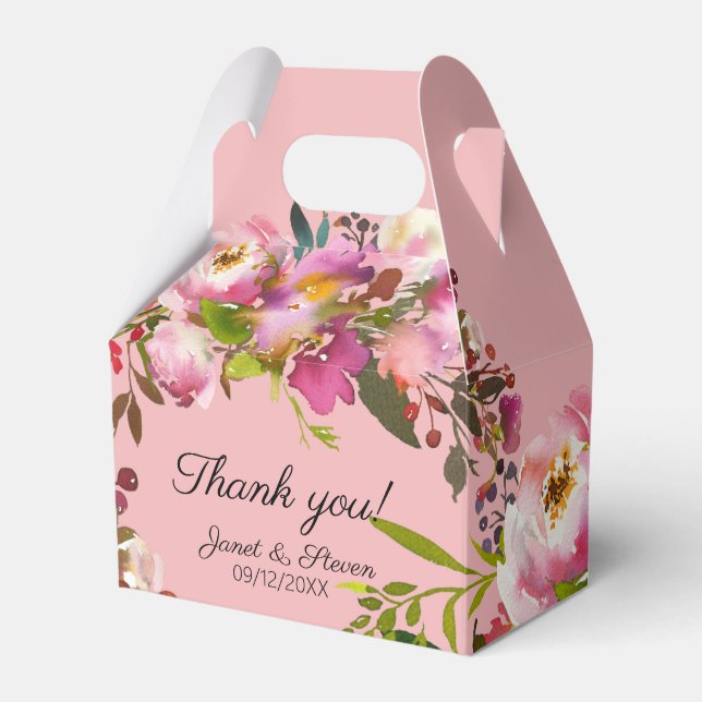 Ballotins Aquarelle rose Ballotin (Verso)