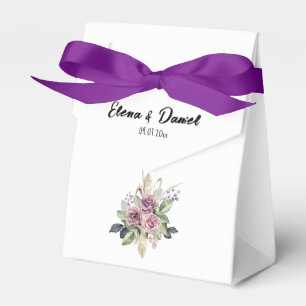 Ballotins Aquarelle rose lavande rose minimaliste