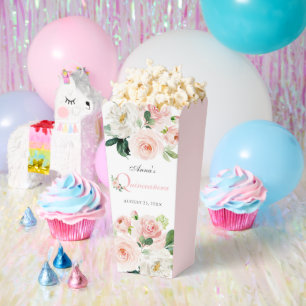 Ballotins Aquarelle rose pâle Floral Quinceañera