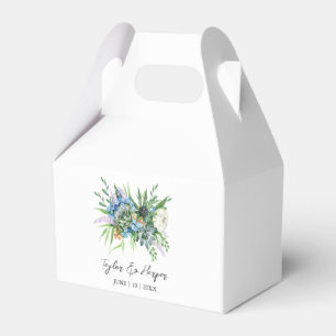 Ballotins Aquarelle Succulent bouquet floral Mariage Boho