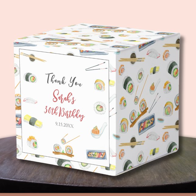 Ballotins Aquarelle Sushi et Merci Sashimi (Créateur téléchargé)