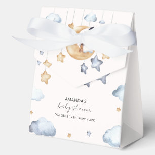 Ballotins Aquarelle Un Petit Boo Moon Stars Baby shower