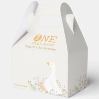 Aquarelle Une oie soie Fleur sauvage 1er anniversa