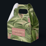 Ballotins Aquarelle vintage tropicale Palm Botanique Vert<br><div class="desc">Ce ballotin a une belle aquarelle botanique vintage d'un palmier tropical Cordyline vs. Princes Margaret fait en un motif reproductible avec un lin vert texturé arrière - plan dans les couleurs crème, rose et vert. Rendre ce motif plus grand ou plus petit ou le faire pivoter selon vos préférences. Personnalisez-le...</div>