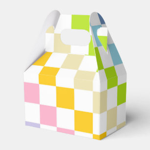 Ballotins Arc-en-ciel en pastel Checkered