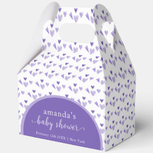 Ballotins Arche Bohème Violet pour Baby Shower de la Saint-V