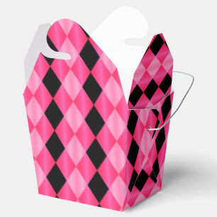 Ballotins Arlequin plié, BALLOTIN rose-noir, sortir