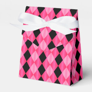 Ballotins Arlequin plié, BOÎTE DE FAVORISATION Pink-Black, t