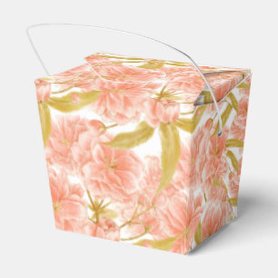 Ballotins art à l'aquarelle à motif de fleur de pêcher