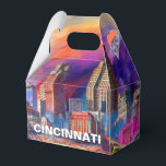 Ballotins Art Abstrait Cincinnati Skyline<br><div class="desc">Ajoutez une touche de modernité à votre événement avec ce ballotin présentant l'art abstrait Cincinnati skyline. Parfait pour les mariages,  fêtes ou cadeaux d'entreprise.</div>