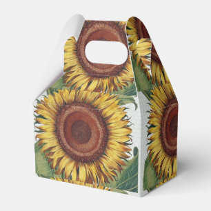 Ballotins Art de fleur de damas vintage tournesol