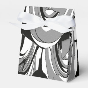 Ballotins Art de forme noir et blanc
