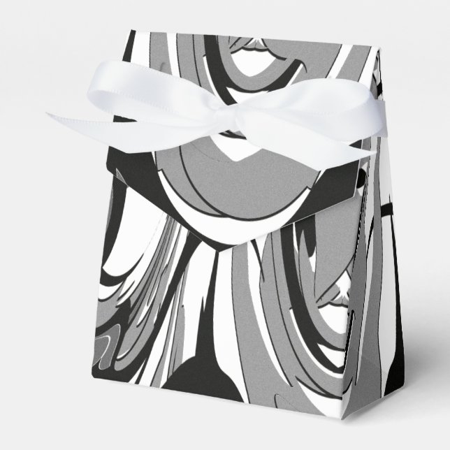 Ballotins Art de forme noir et blanc (Verso)