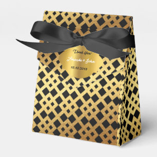 Ballotins Art Déco Glam Golden Wedding Favoriser le Merci
