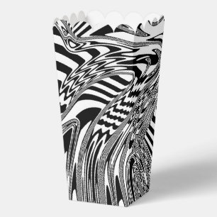 Ballotins Art géométrique noir et blanc 12