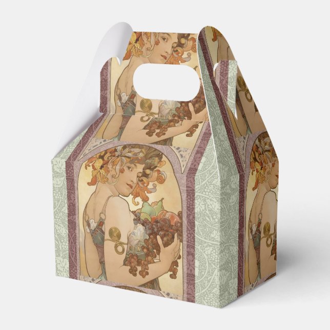 Ballotins Art Nouveau Femme Mucha Belle (Verso)